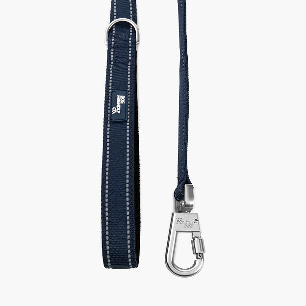 Short Trainer Dog Leash - Navy Blue