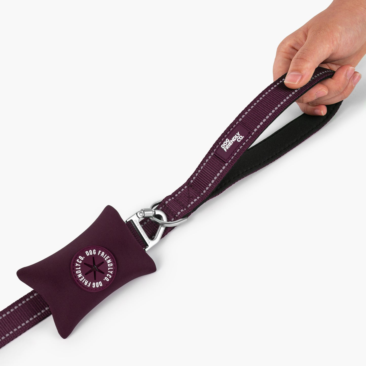 Dog Poop Bag Holder - Burgundy