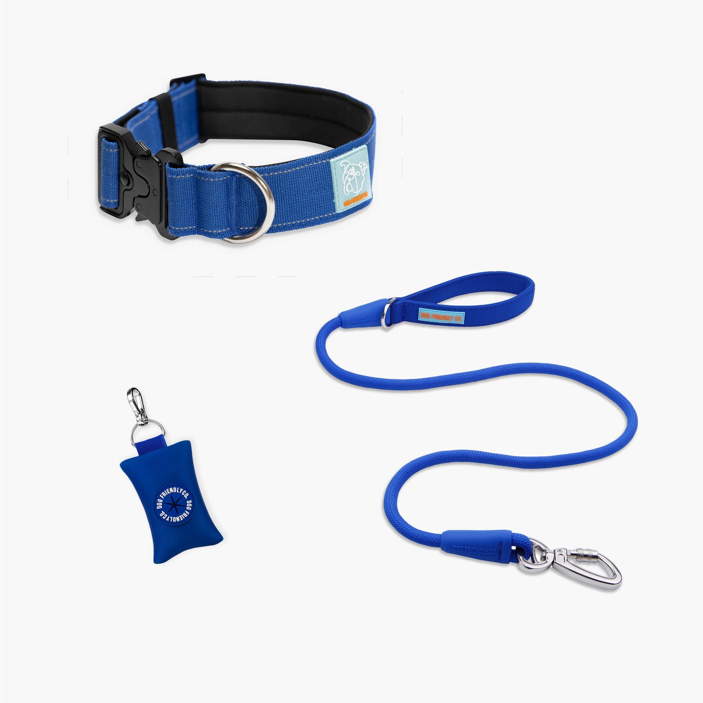 Collar Walk Set - Classic Blue