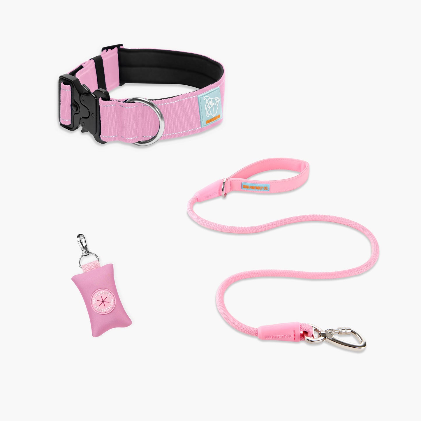 Collar Walk Set - Pink