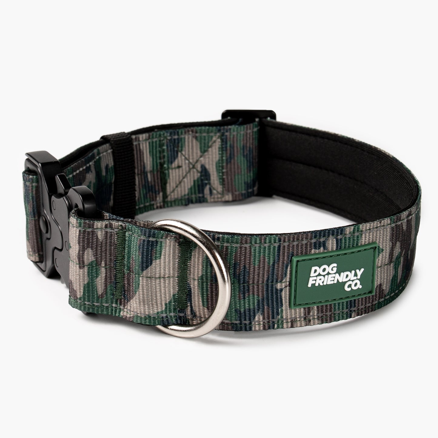 Tactical Dog Collar - Green Camo