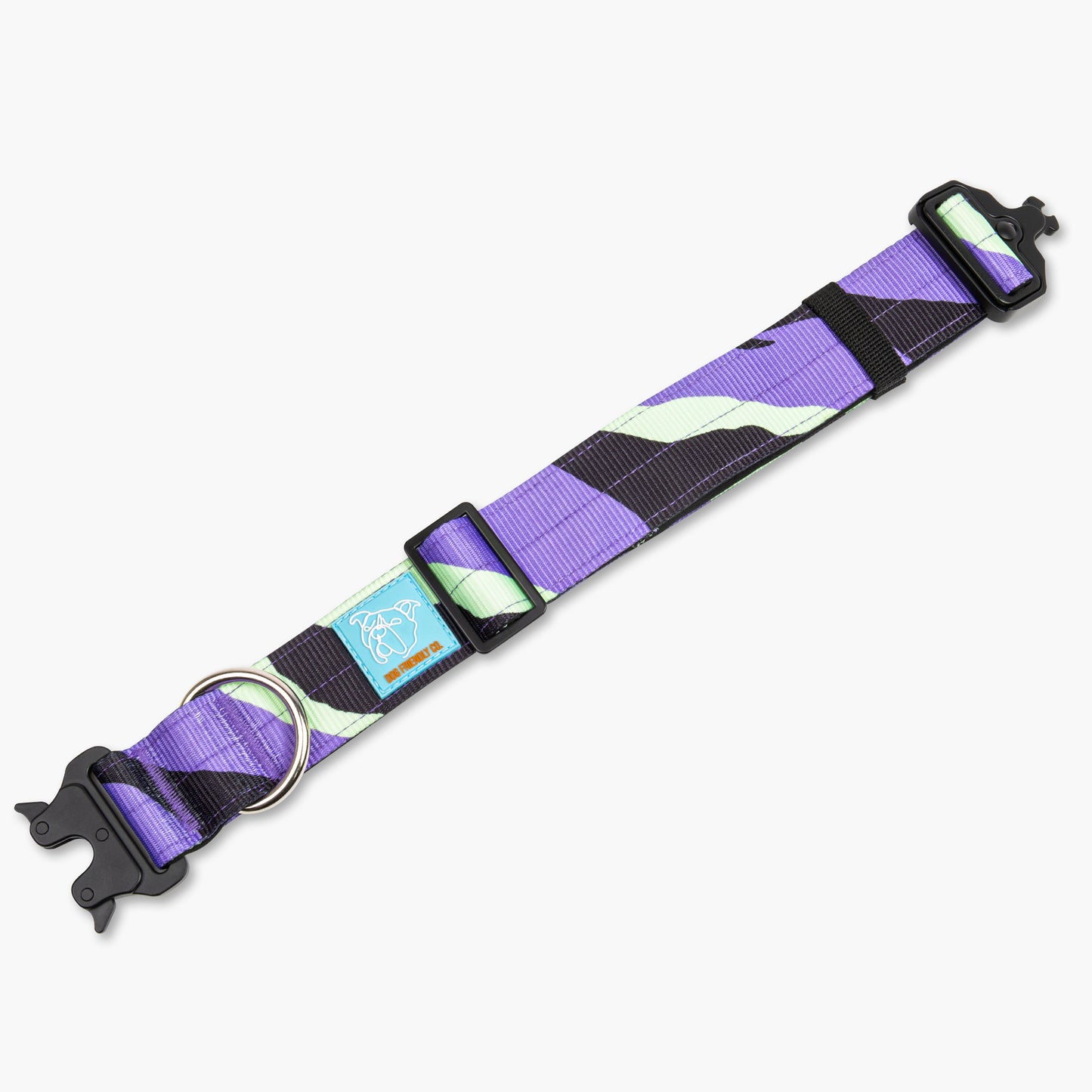 Tactical Dog Collar - Walk#001 Purple