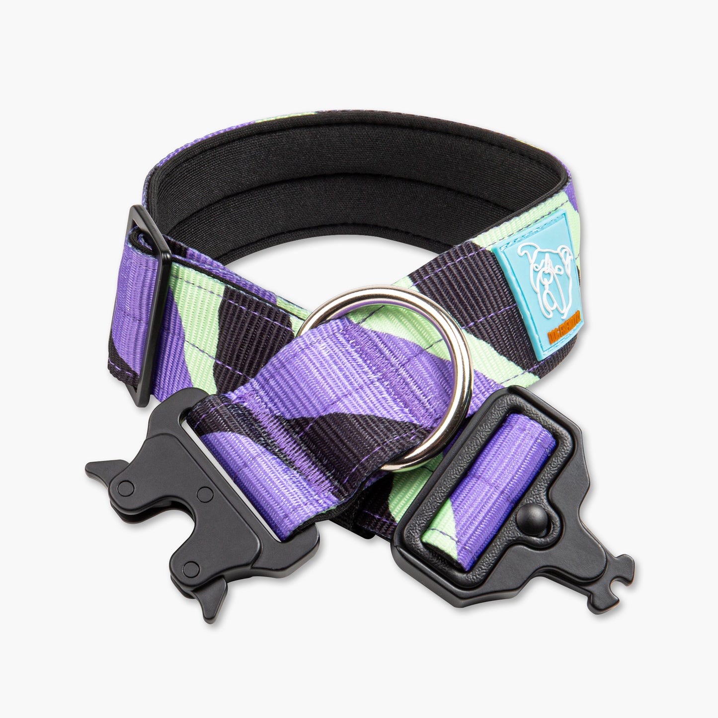 Tactical Dog Collar - Walk#001 Purple