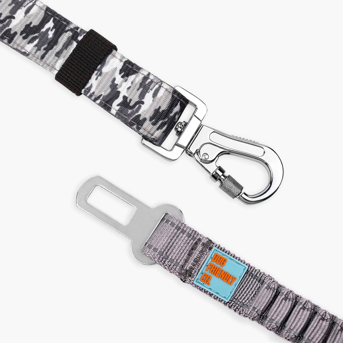 Dog Seat Belt - Grey Camo